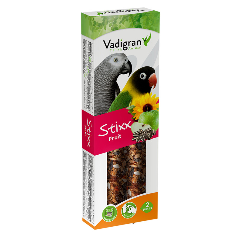 Sticks de granulés perruche et perroquet Vadigran