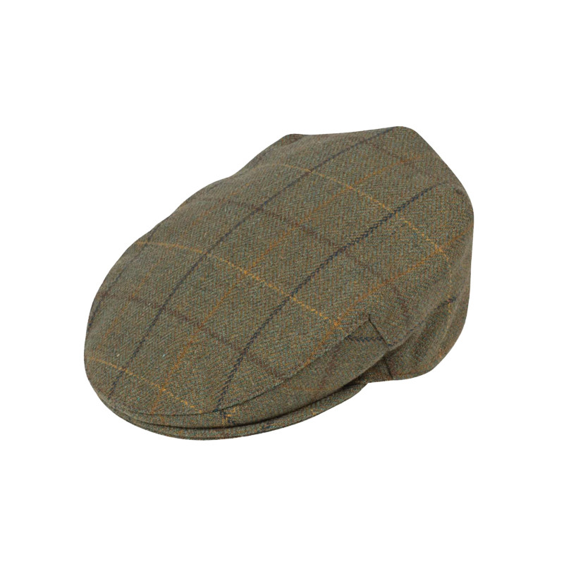 Casquette plate en tweed Rutland Alan Paine