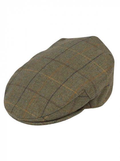 Casquette plate en tweed Rutland Alan Paine