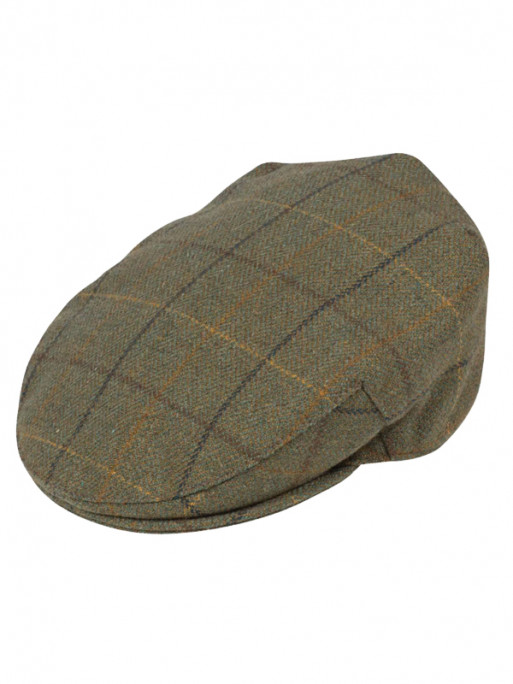 Casquette plate en tweed Rutland Alan Paine