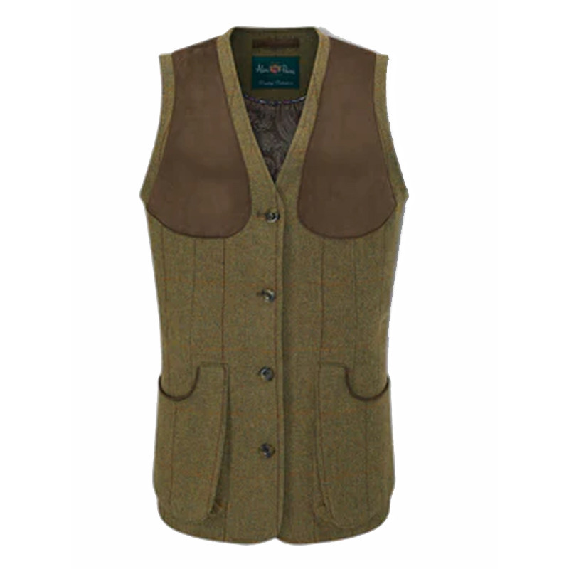 Gilet de tir en tweed Combrook femme Alan Paine
