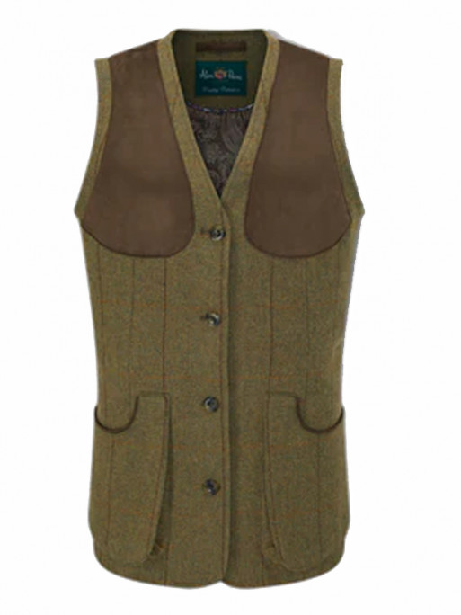 Gilet de tir en tweed Combrook femme Alan Paine