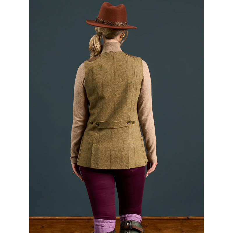 Gilet de tir en tweed Combrook femme Alan Paine