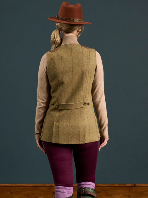 Gilet de tir en tweed Combrook femme Alan Paine