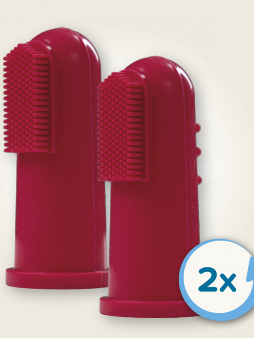 Brosse à dents doigtier pour chiens et chats x2 Beaphar