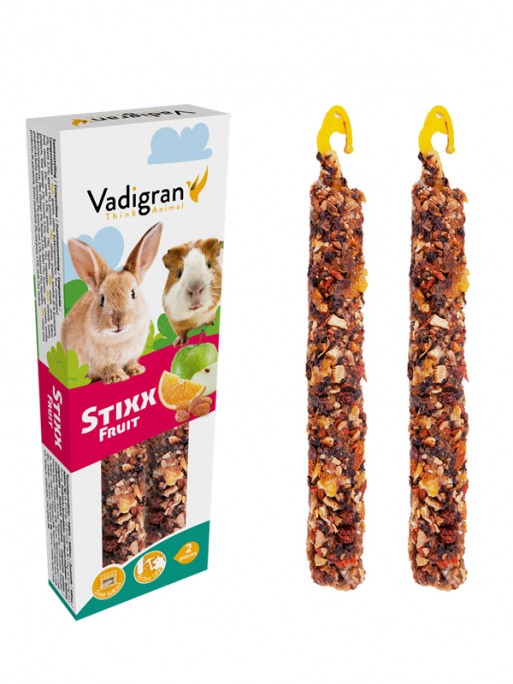 Sticks aux fruits Stixx lapin/cobaye Vadigran