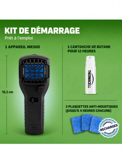 Bouclier anti-moustiques portable MR300LX Thermacell