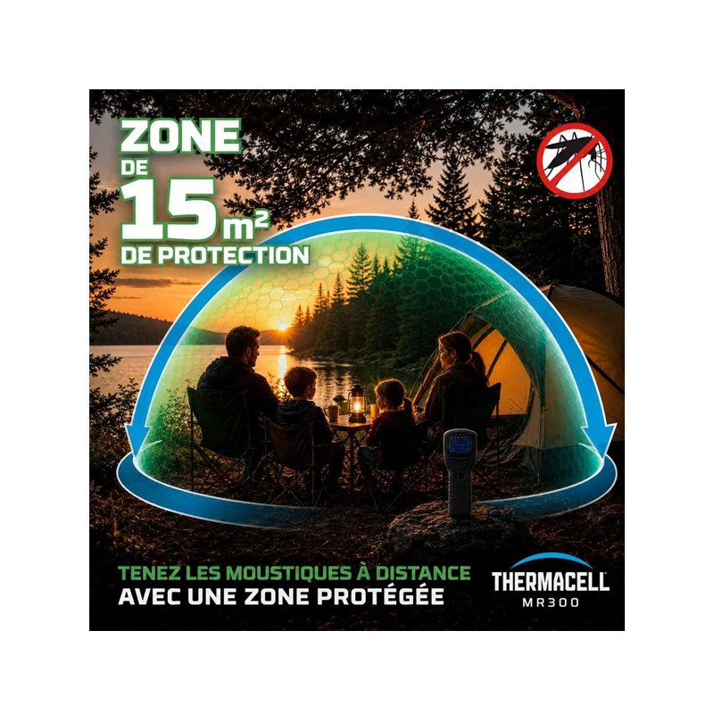 Bouclier anti-moustiques portable MR300LX Thermacell