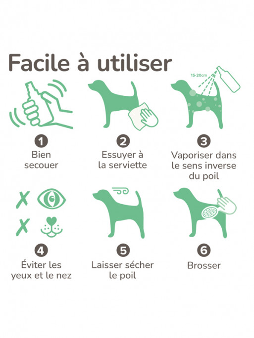 Spray chien mouillé 250ml Beaphar