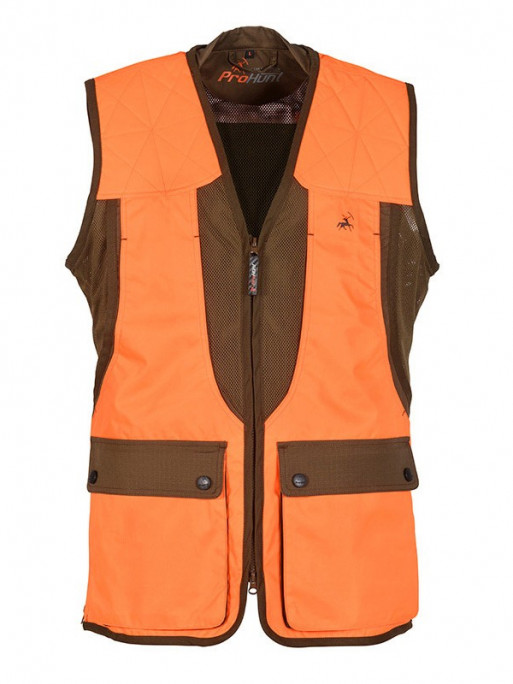 Gilet Grouse orange/kaki Pro hunt