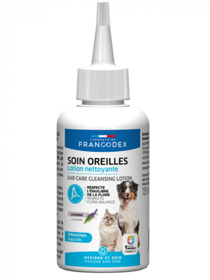 Lotion soin pour les oreilles 125ml Francodex