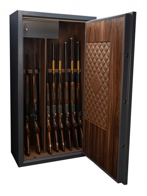 Armoire forte Héritage 8 armes cuir et bois Browning