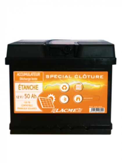 Accumulateur 12V/50Ah Lacmé