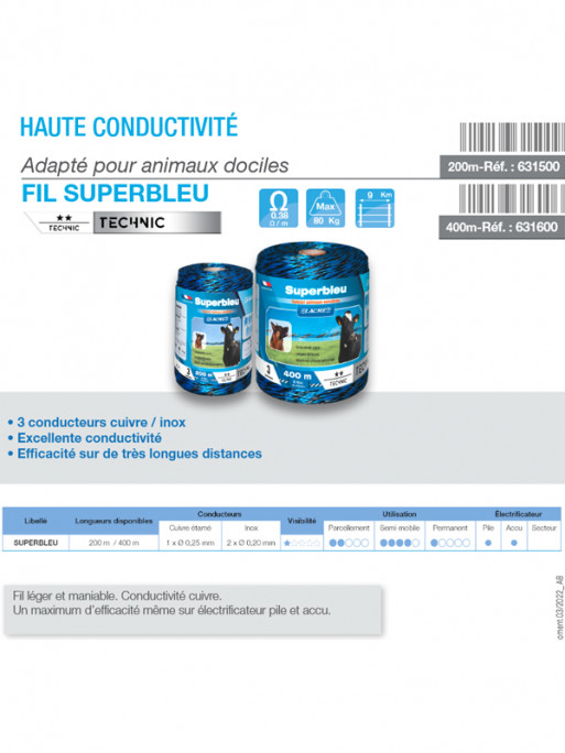 Fil Superbleu 200m Lacmé