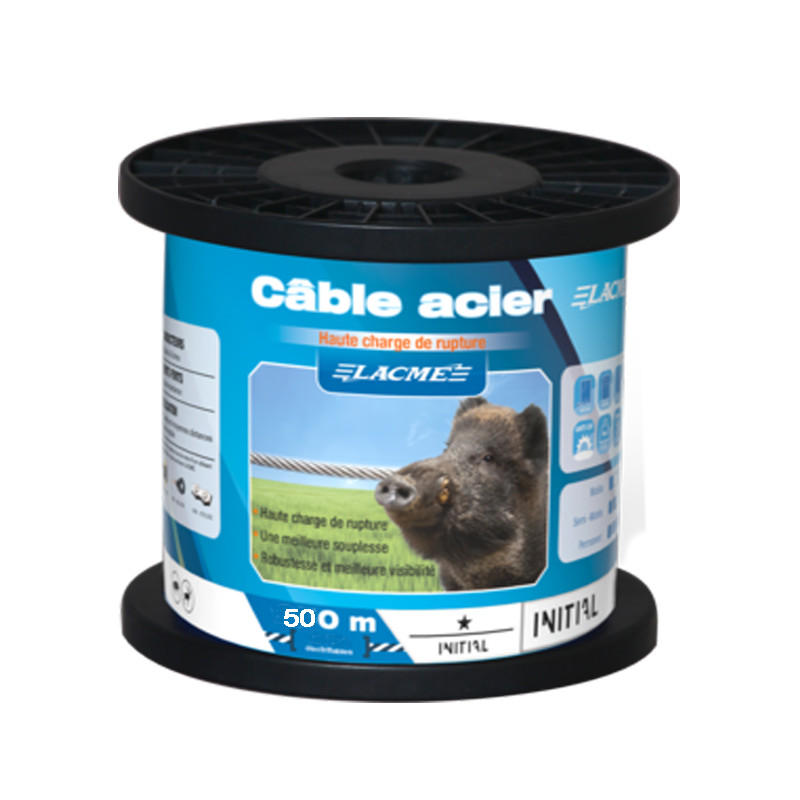 Câble en acier 500m Lacmé