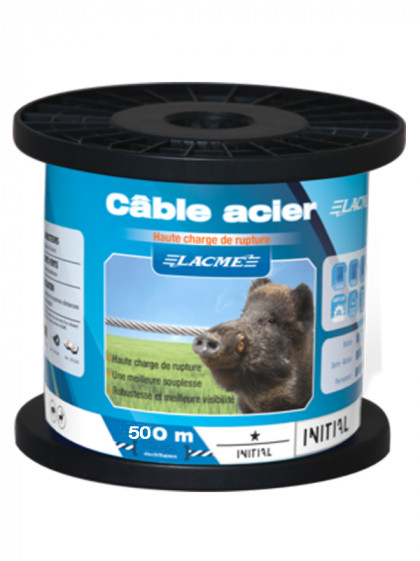 Câble en acier 500m Lacmé
