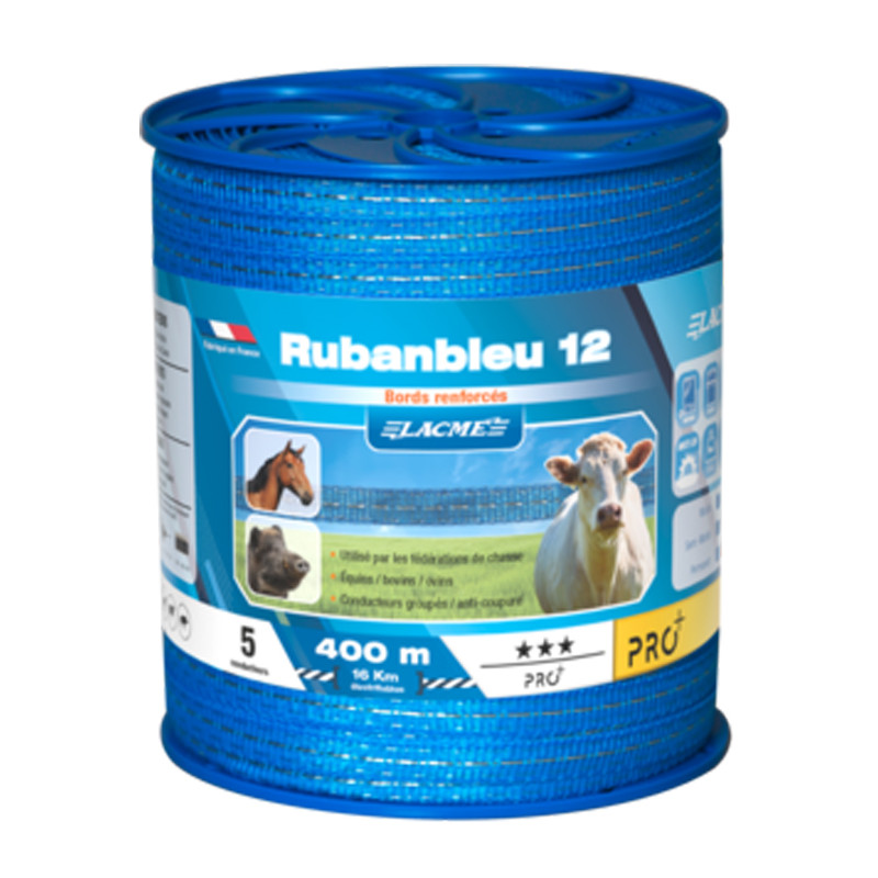 Ruban Bleu 12mm 400m Lacmé