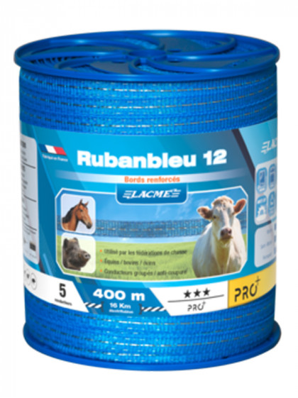 Ruban Bleu 12mm 400m Lacmé