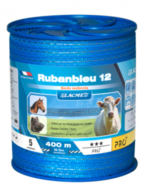 Ruban Bleu 12mm 400m Lacmé