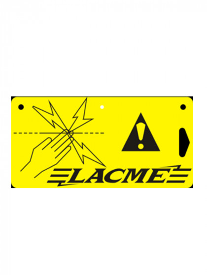 Plaque signalétique clôture Lacmé