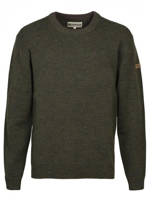 Pull brodé col rond Islande Percussion