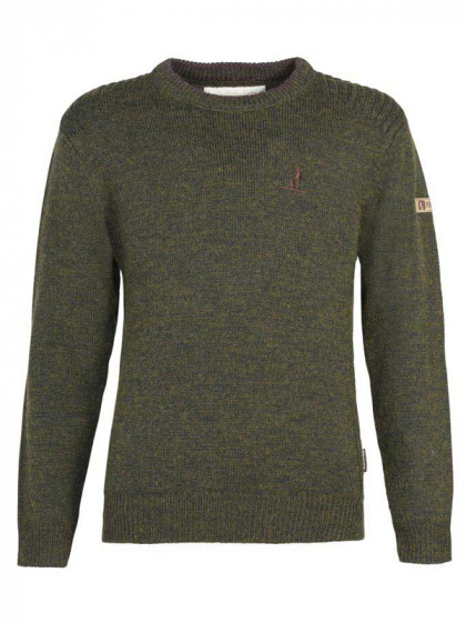 Pull brodé col rond enfant Percussion