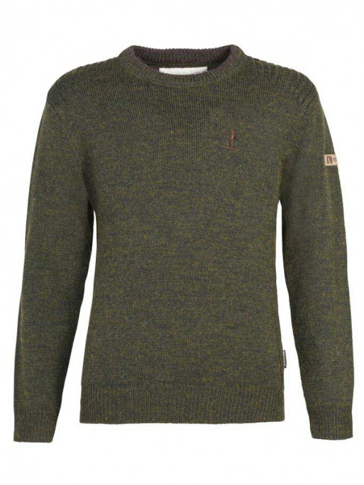 Pull brodé col rond enfant Percussion