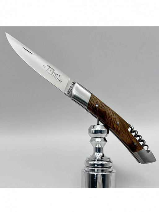 Couteau 2 pièces manche bois avec étui Le Thiers Chazeau Honoré
