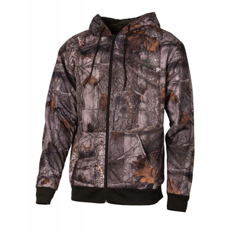 Sweat capuche zippé Camo enfant Treeland
