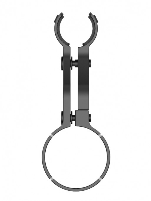 Support diamètre canon entre 14mm et 18mm avec silencieux Hikcam Hikmicro