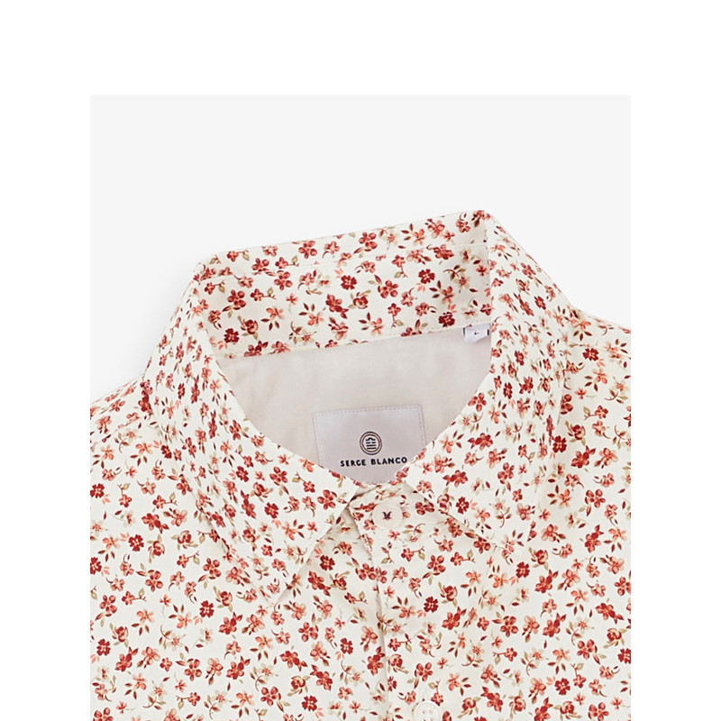 Chemise manches longues à imprimés SS26 Serge Blanco