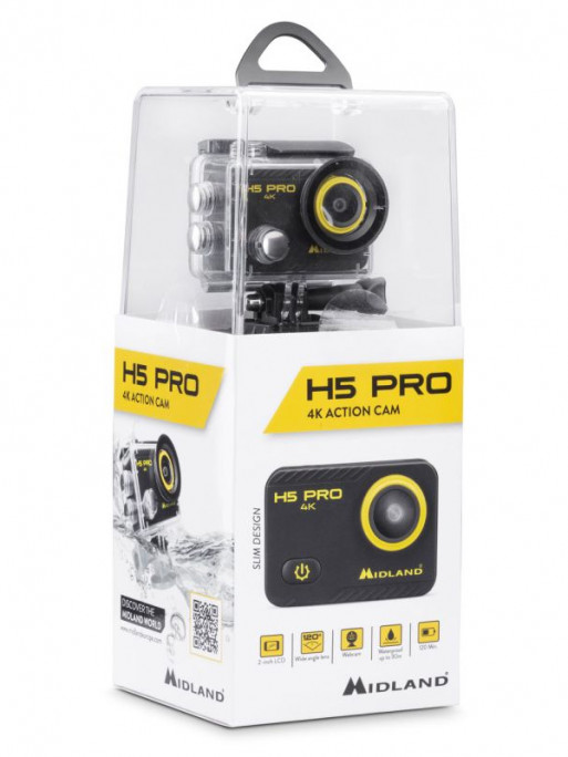 Caméra Action Cam 4K H5 Pro Midland