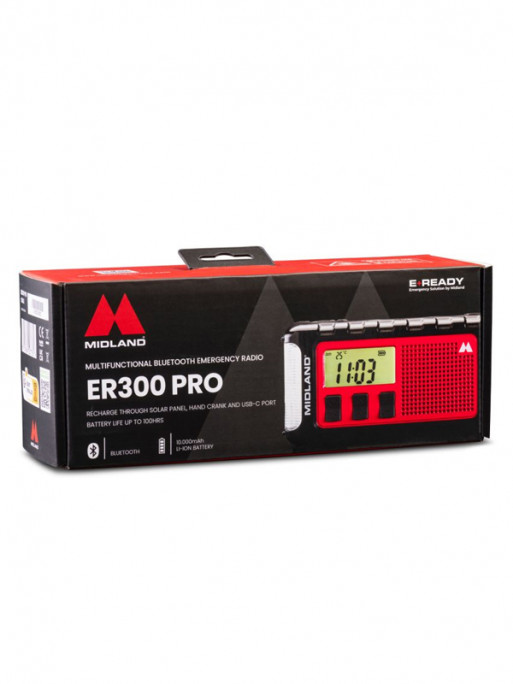 Radio batterie de secours ER300 Pro Midland