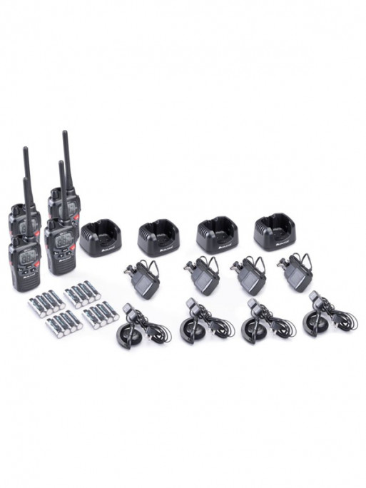 Lot de 4 talkies-walkies G9 Pro Work Edition Midland