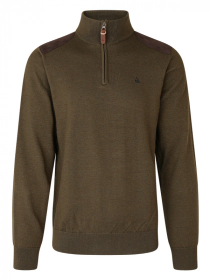 Pull demi zip Pine Seeland