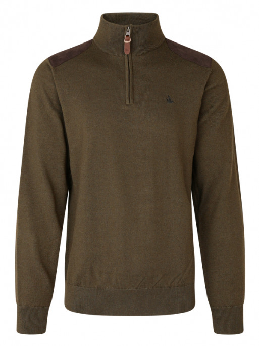 Pull demi zip Pine Seeland