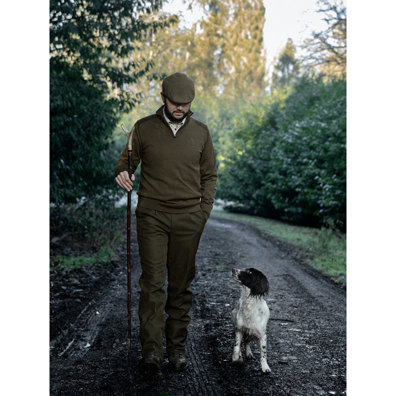 Pull demi zip Pine Seeland
