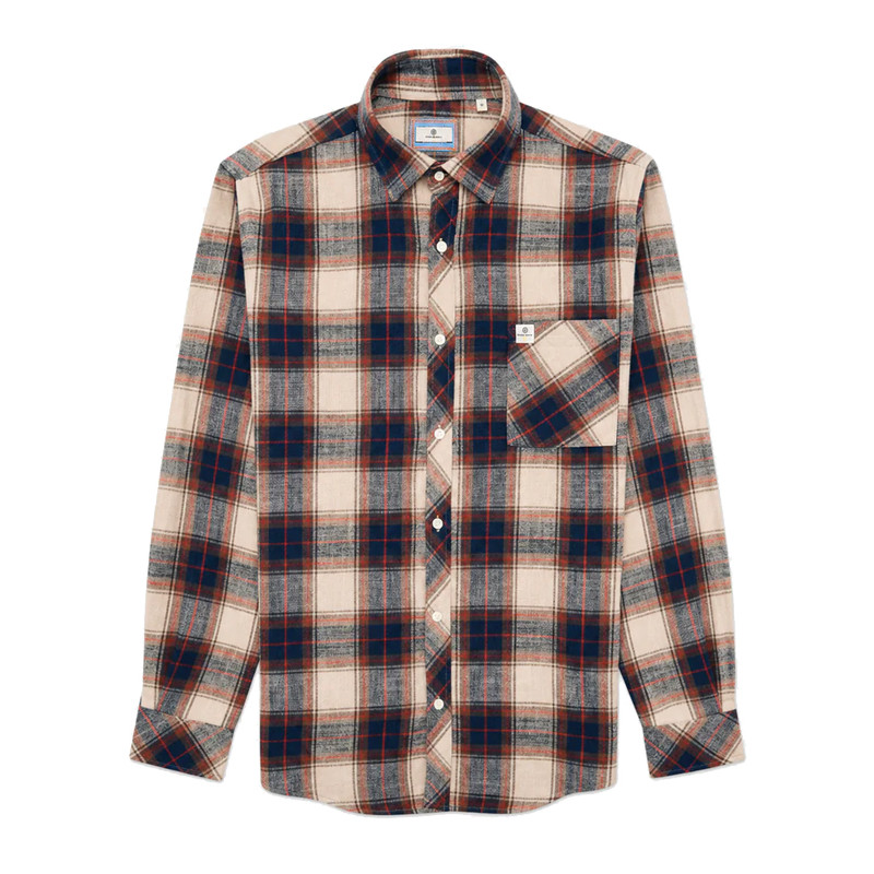 Chemise à carreaux Brushed FW26 Serge Blanco