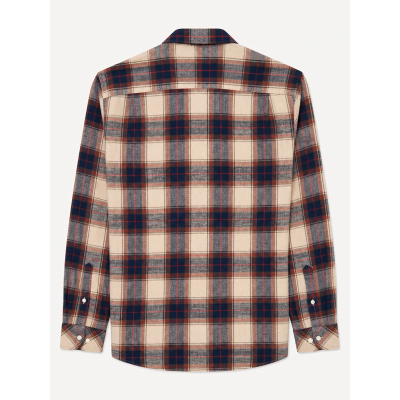 Chemise à carreaux Brushed FW26 Serge Blanco