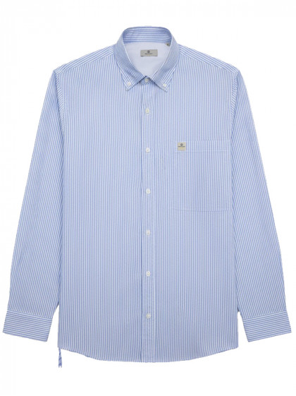 Chemise manches longues rayée FW26 Serge Blanco