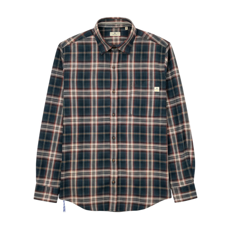 Chemise manches longues à carreaux FW26 Serge Blanco