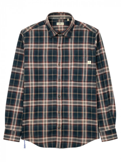 Chemise manches longues à carreaux FW26 Serge Blanco