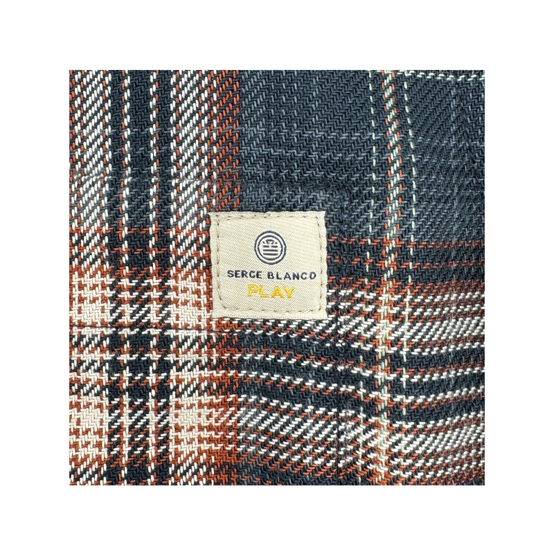 Chemise manches longues à carreaux FW26 Serge Blanco