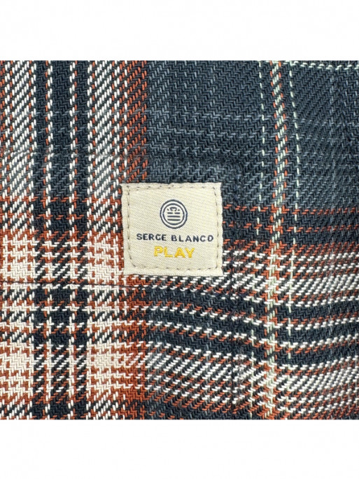 Chemise manches longues à carreaux FW26 Serge Blanco