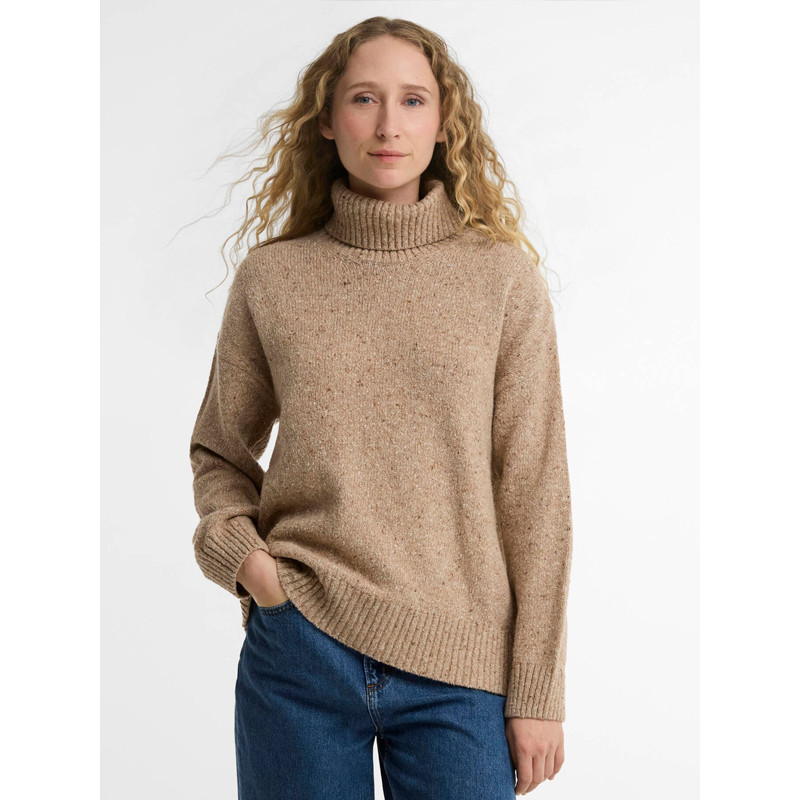 Pull col roulé Stanford Fleck femme FW26 Barbour