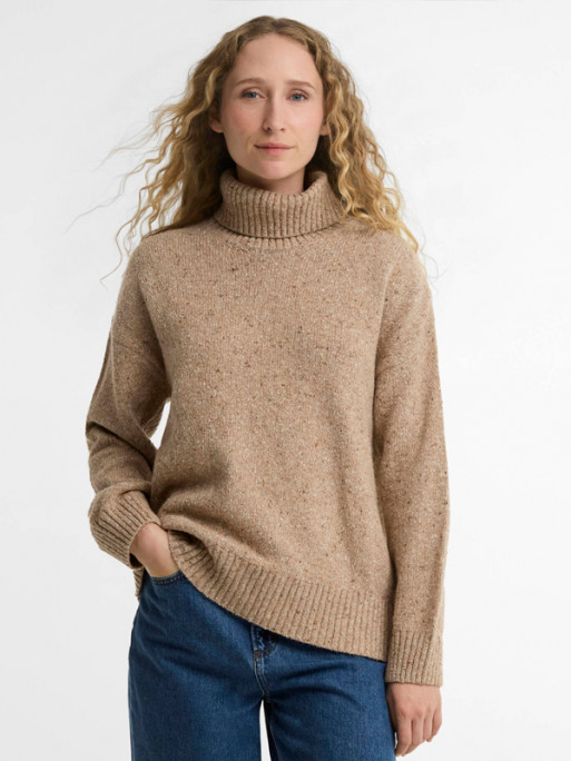 Pull col roulé Stanford Fleck femme FW26 Barbour