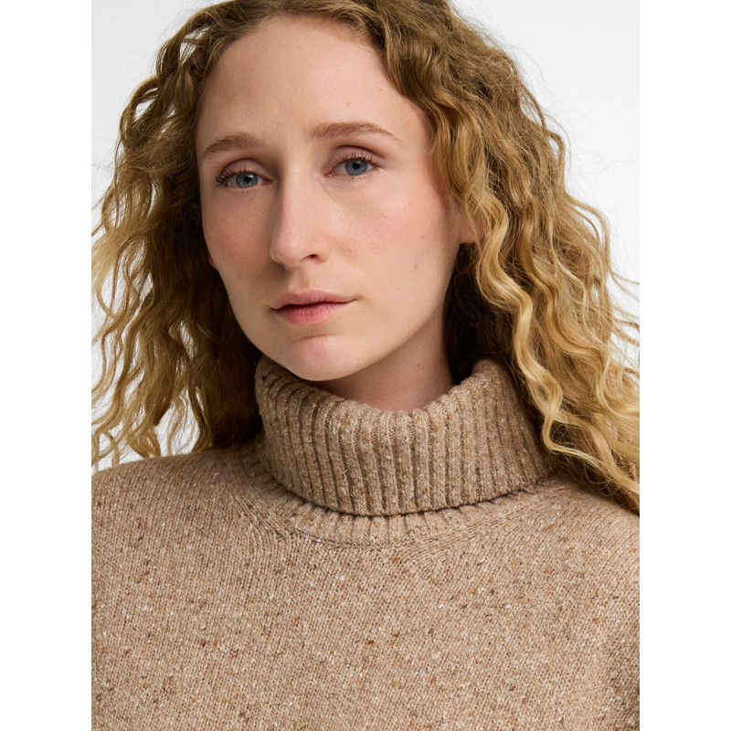 Pull col roulé Stanford Fleck femme FW26 Barbour