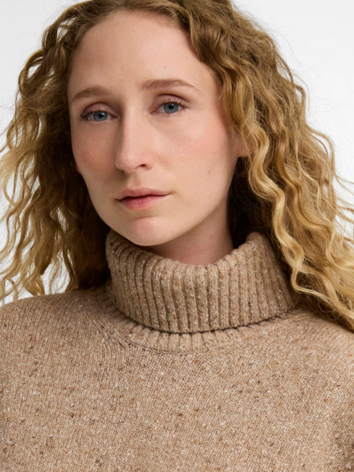 Pull col roulé Stanford Fleck femme FW26 Barbour
