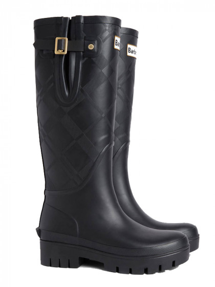 Bottes Leighton Tartan Welly femme FW26 Barbour