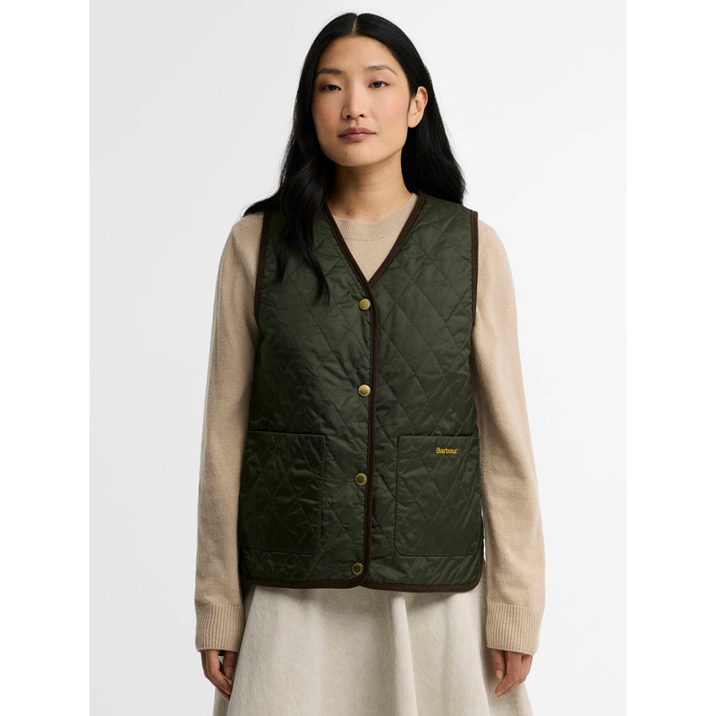Gilet réversible Icons Tartan femme FW26 Barbour
